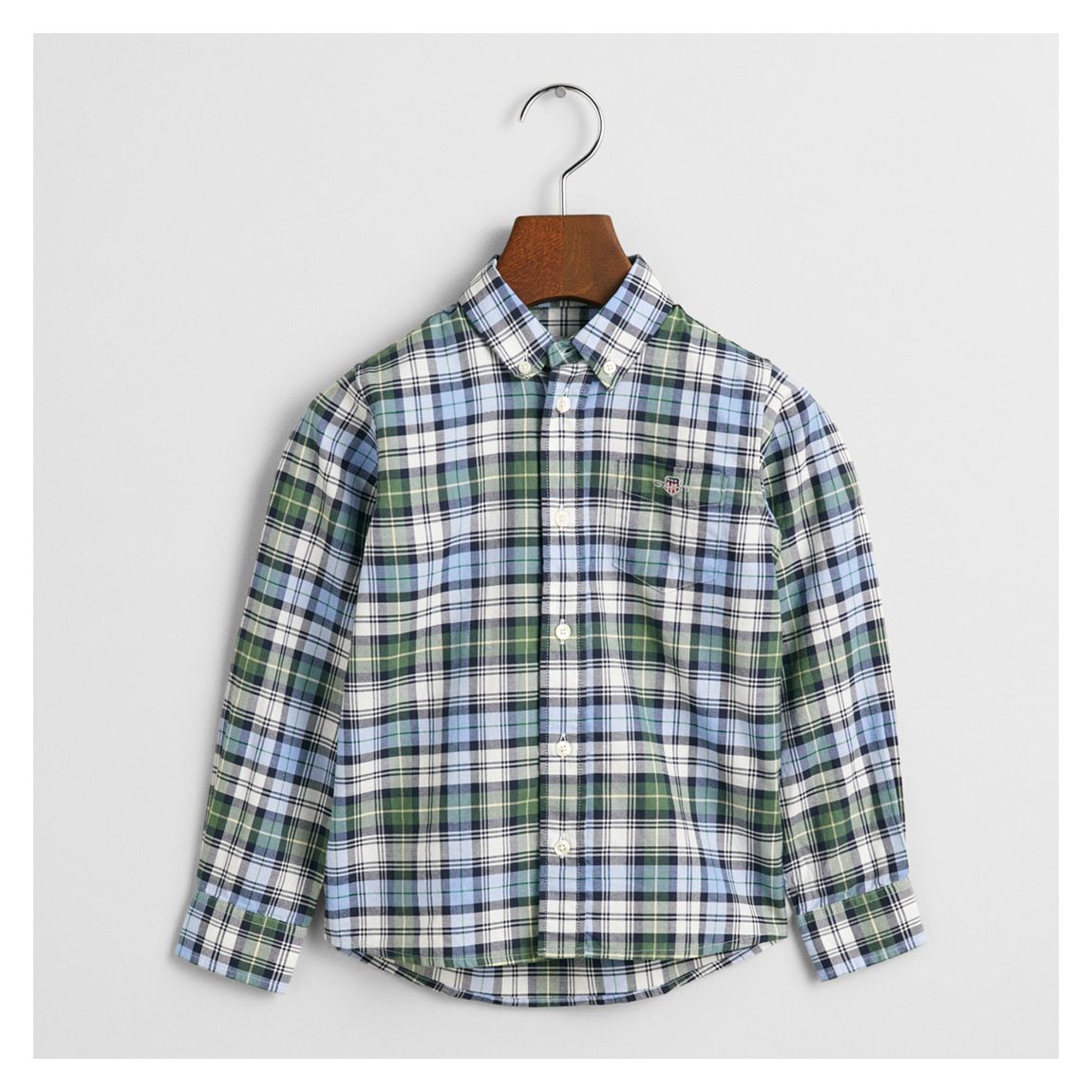 Multi Archive Oxford Checked Cotton Shirt main product photo