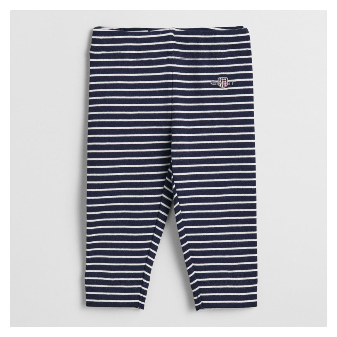Navy Shield Striped Cotton Leggings main product photo