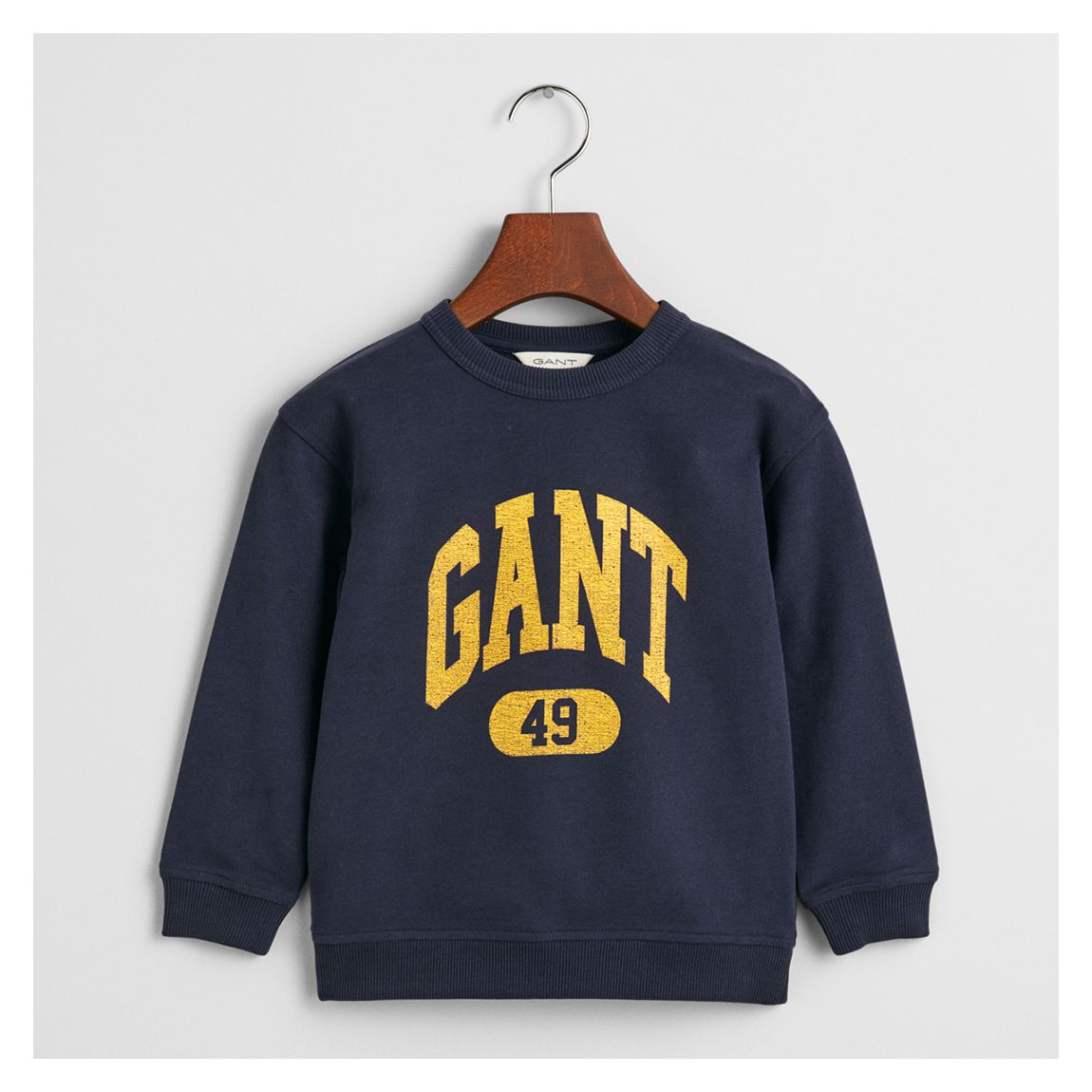 Navy Gant 49 Relaxed Crew Sweater main product photo