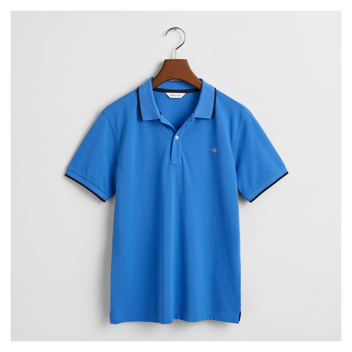 Cobalt Gant Striped Polo Pique Rugger main product photo