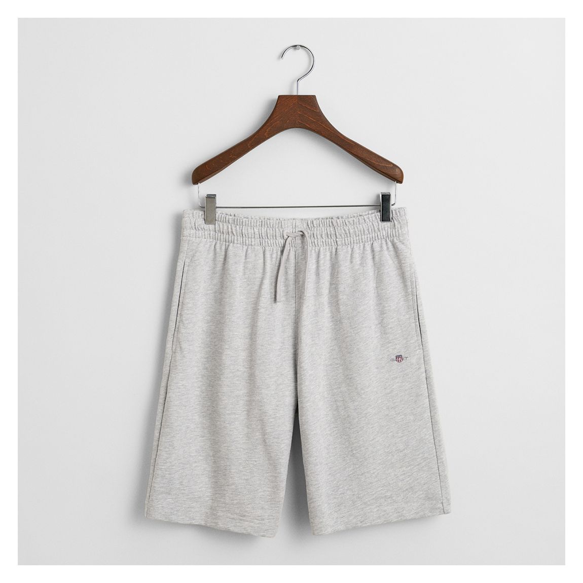 Grau Marl Shield Cotton Slub Shorts main product photo