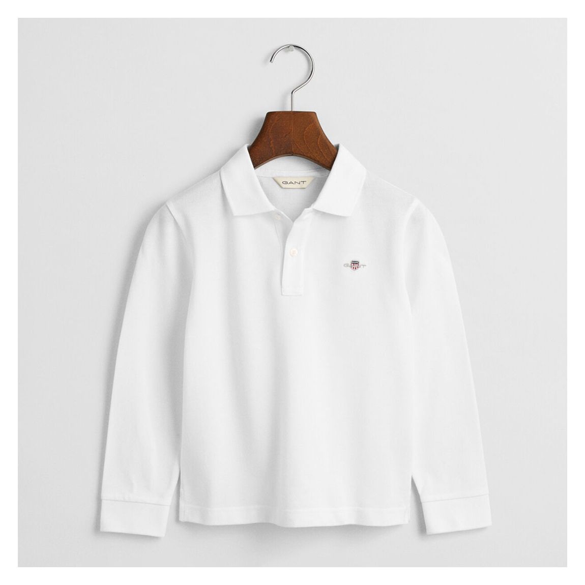 White Shield Pique Cotton Rugger main product photo