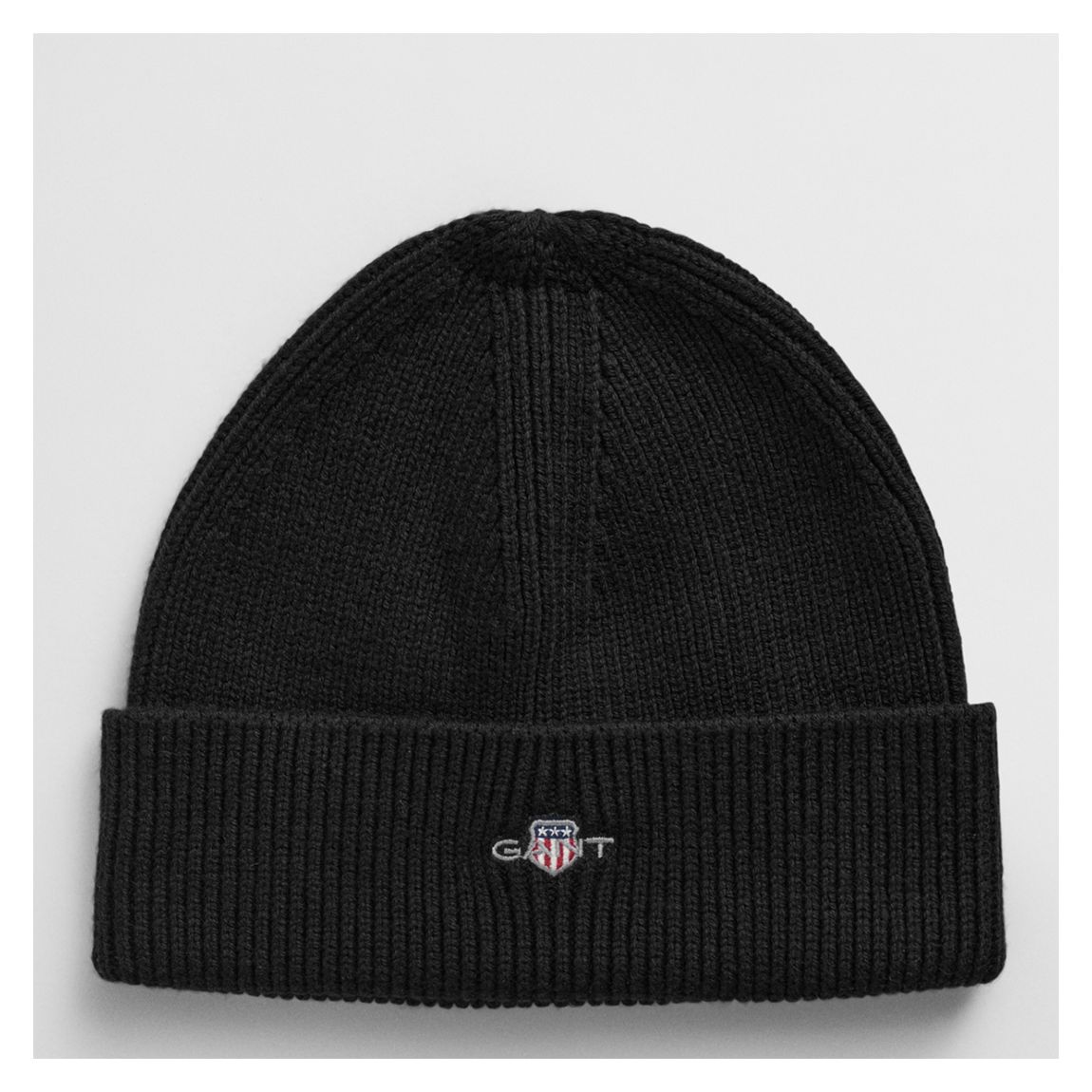 Black Shield Cotton Beanie main product photo