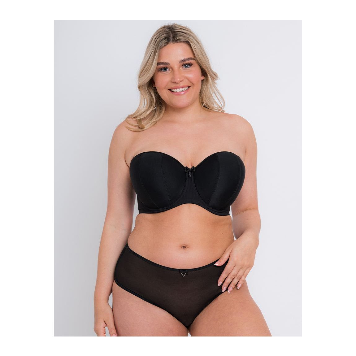 Curvy Kate Luxe Strapless Multiway Bra Black 30G main product photo