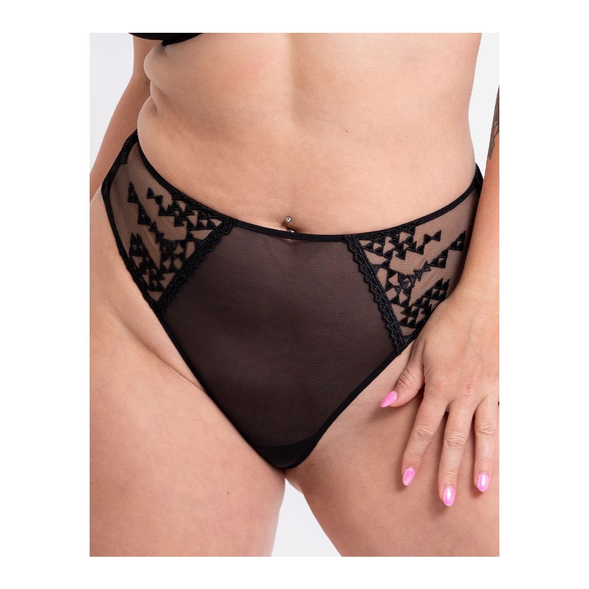 Curvy Kate Centre Stage Deep Thong Black 20 main product photo