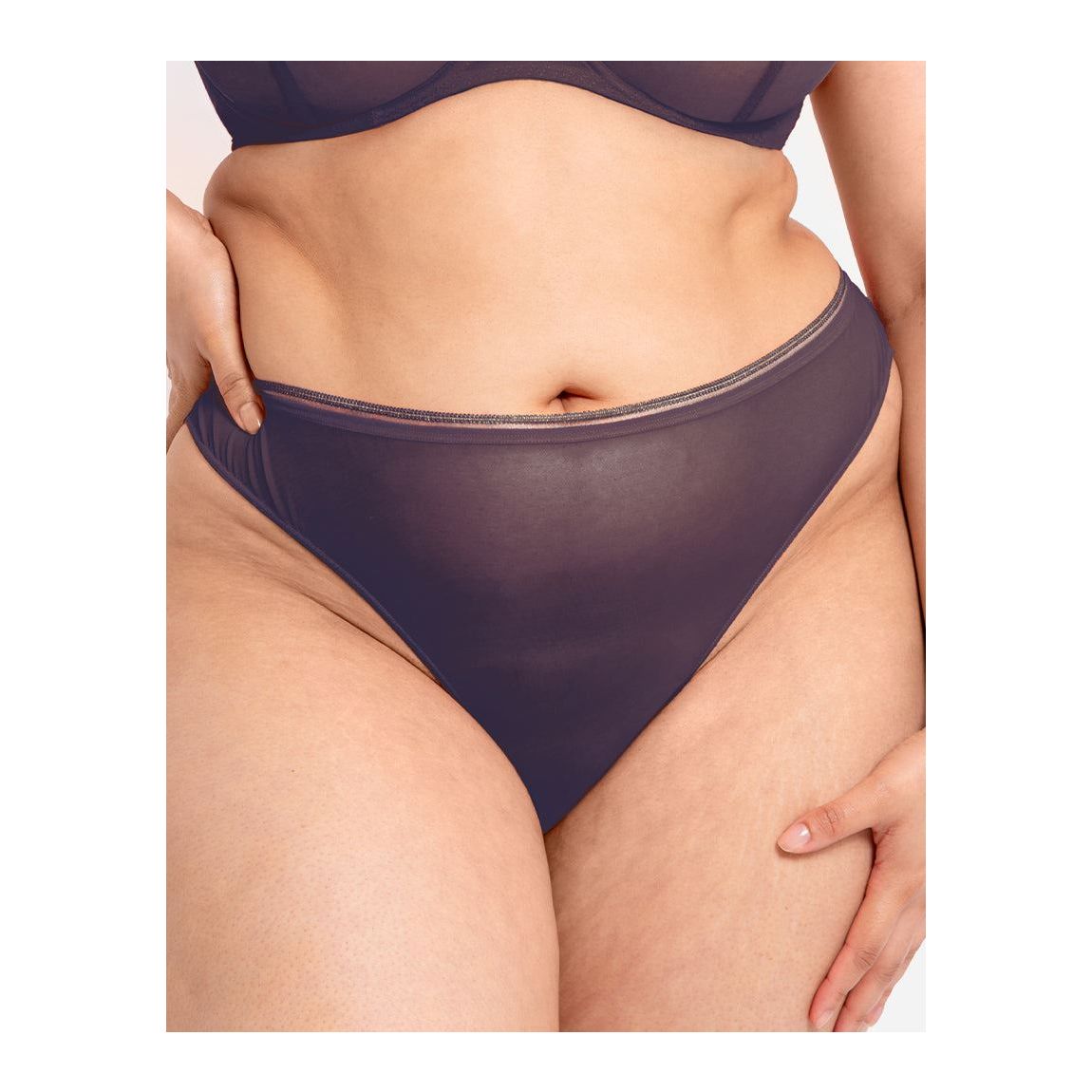 Curvy Kate Lifestyle Thong Plum Purple M main product photo