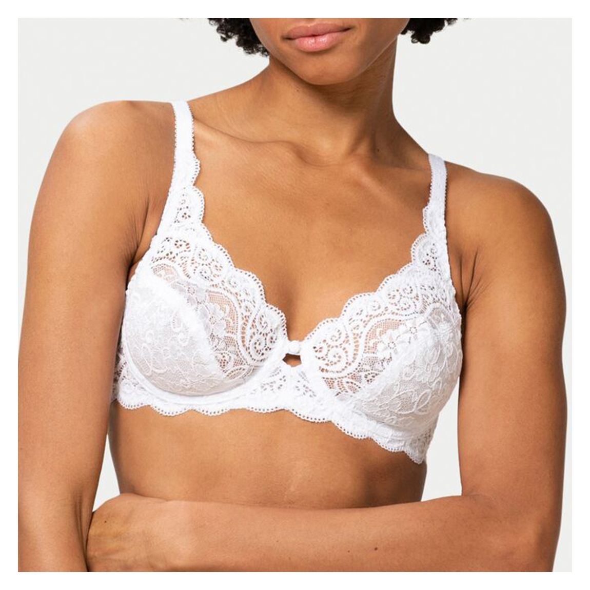 White Amourette Full Cup Bra main product photo