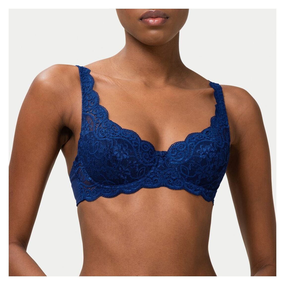 Navy Amourette Balconette Bra main product photo