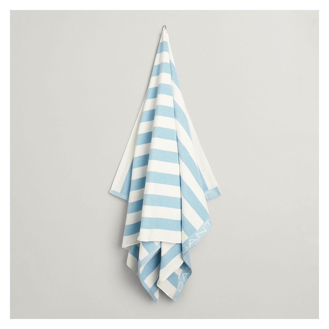 Blue Block Stripe Beach Towel main product photo
