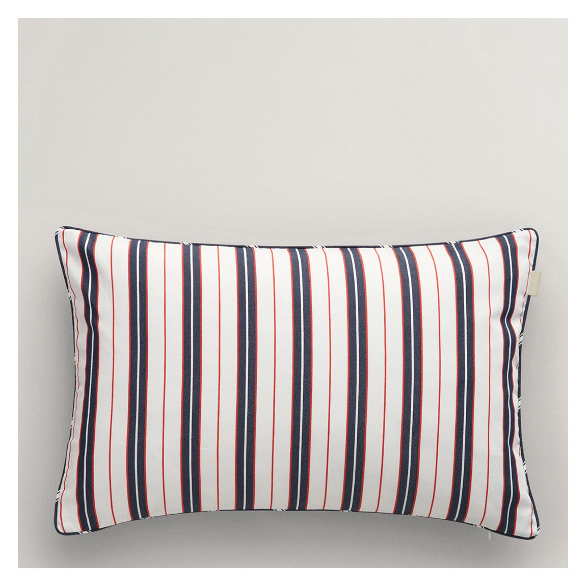Red/Navy Mix Stripe Cushion main product photo