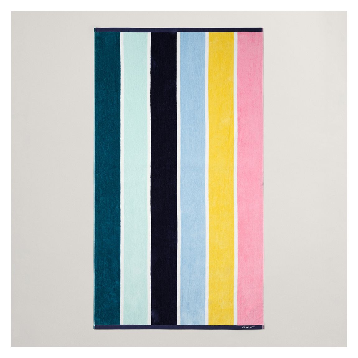 Multi Stripe Organic Cotton Beach Towel main product photo