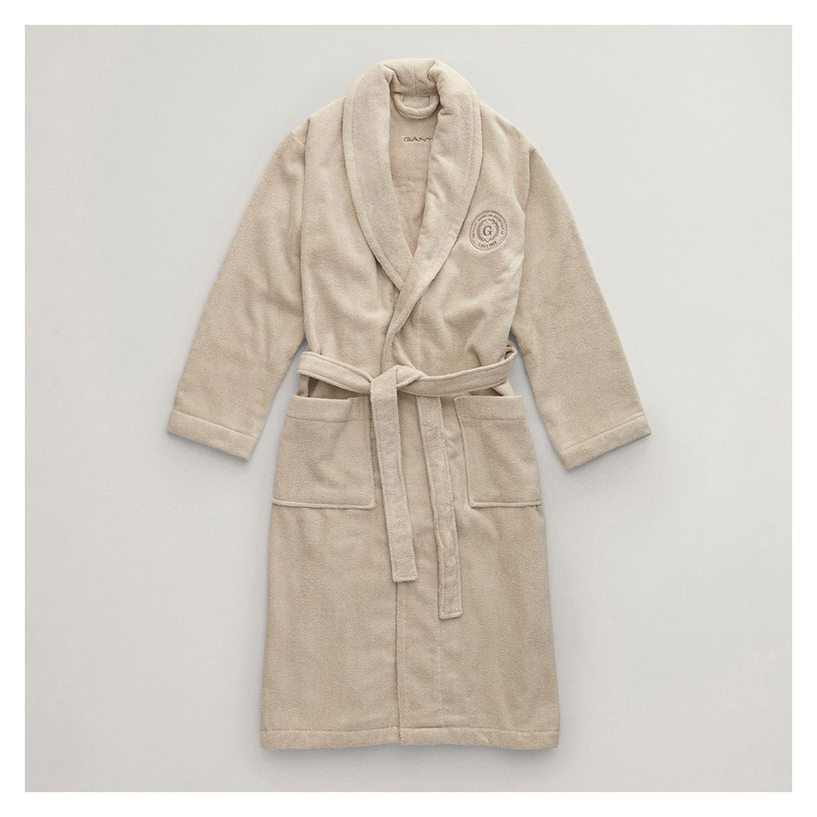 Stone Embroidered Crest Robe main product photo