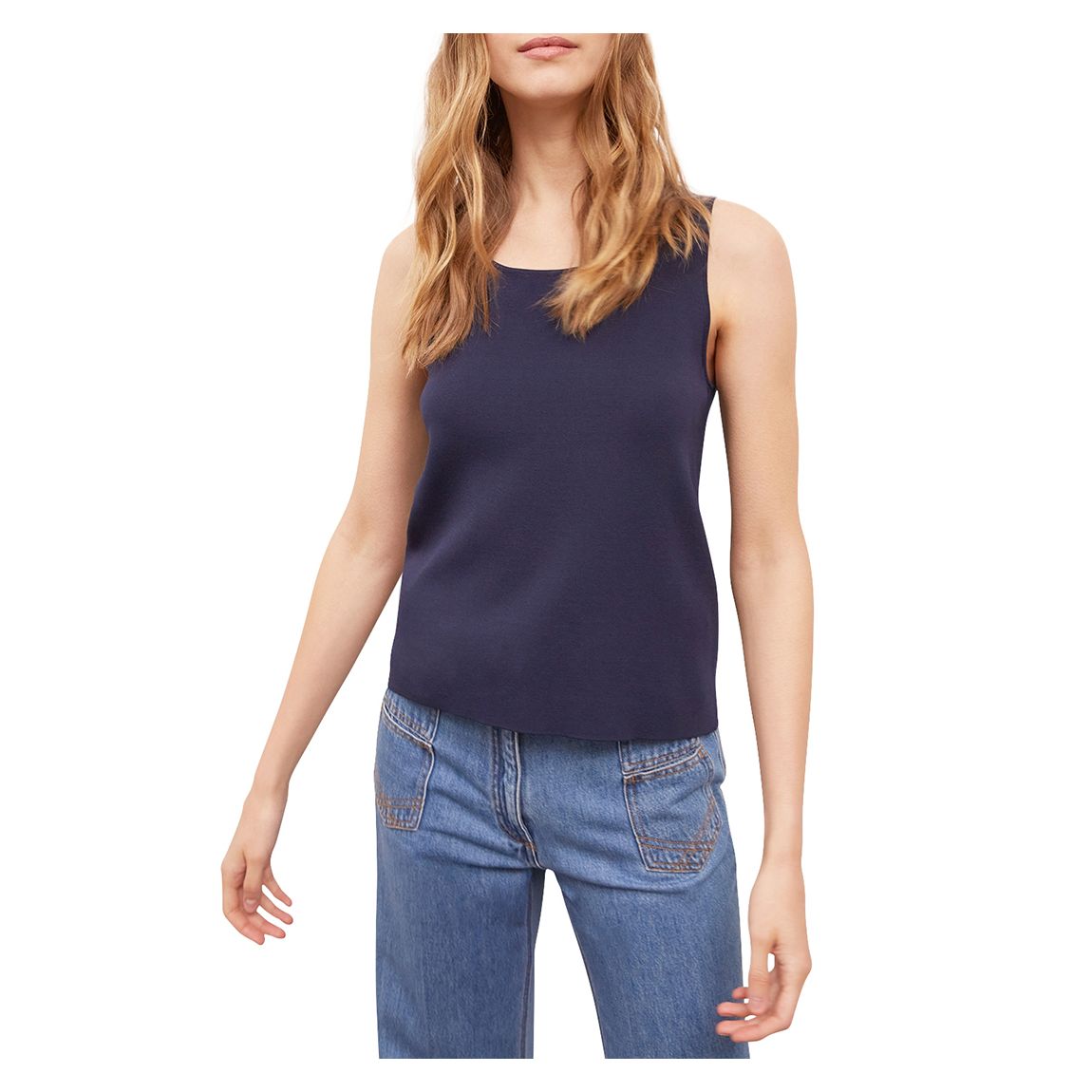 Navy Edgard Vest main product photo