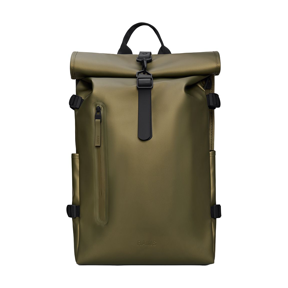 Khaki Shine Rolltop Large Waterproof Rucksack main product photo