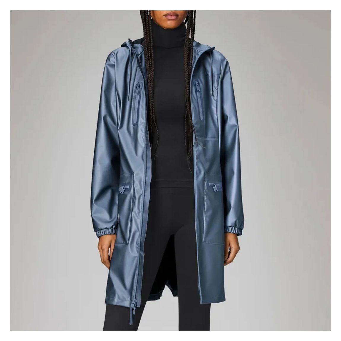 Cerulean Cargo Curve Unisex Waterproof Rain Jacket main product photo