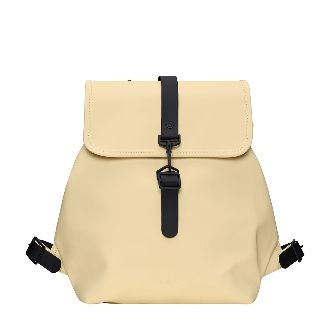 Butter Yellow Bucket Waterproof Backpack main product photo