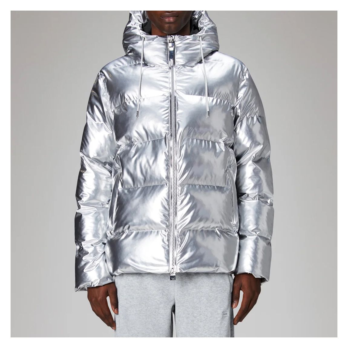 Silver Alta Unisex Waterproof Puffer Jacket main product photo