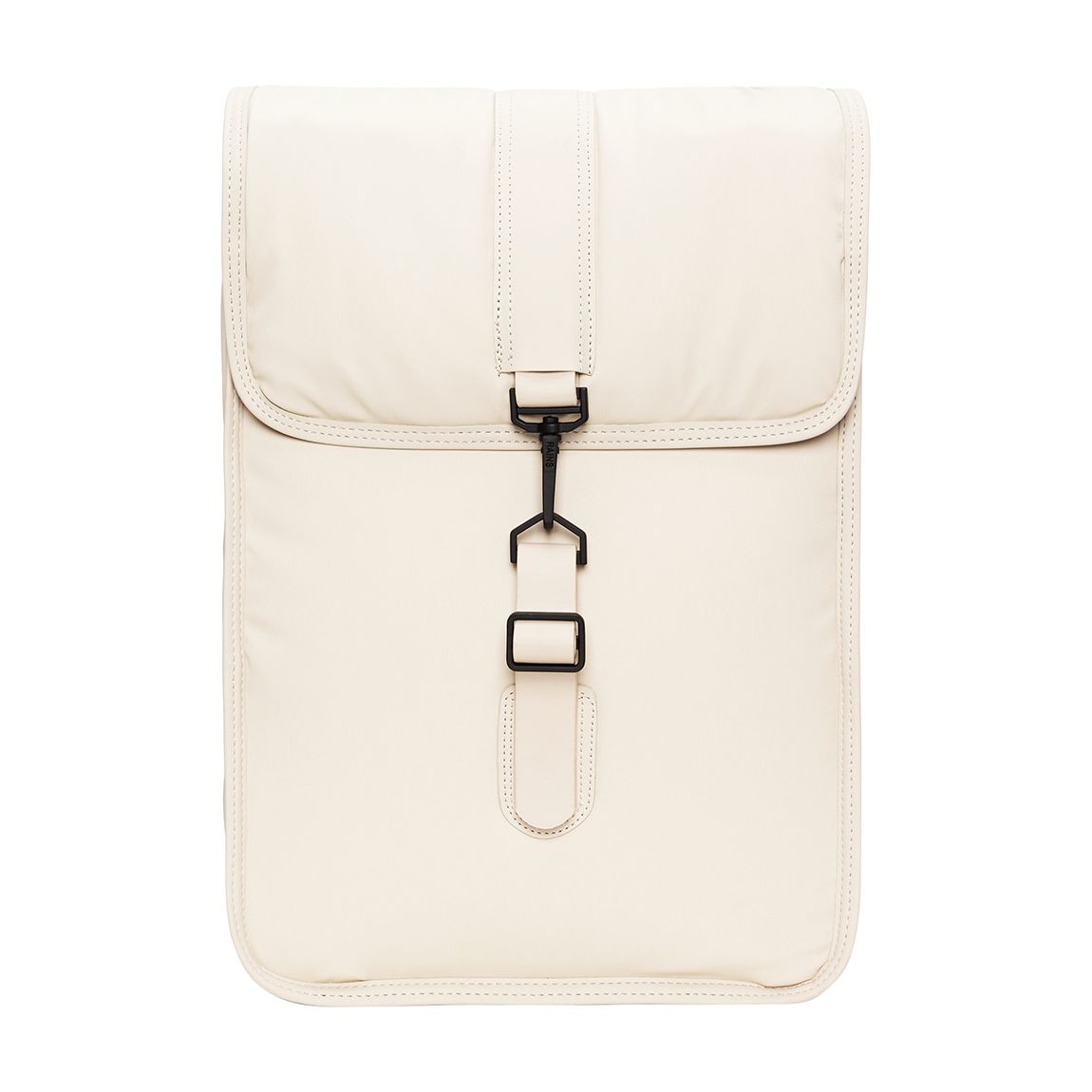 Ecru Puffed Mini Waterproof Backpack main product photo