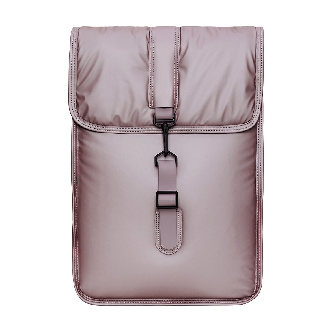 Mauve Puffed Mini Waterproof Backpack main product photo