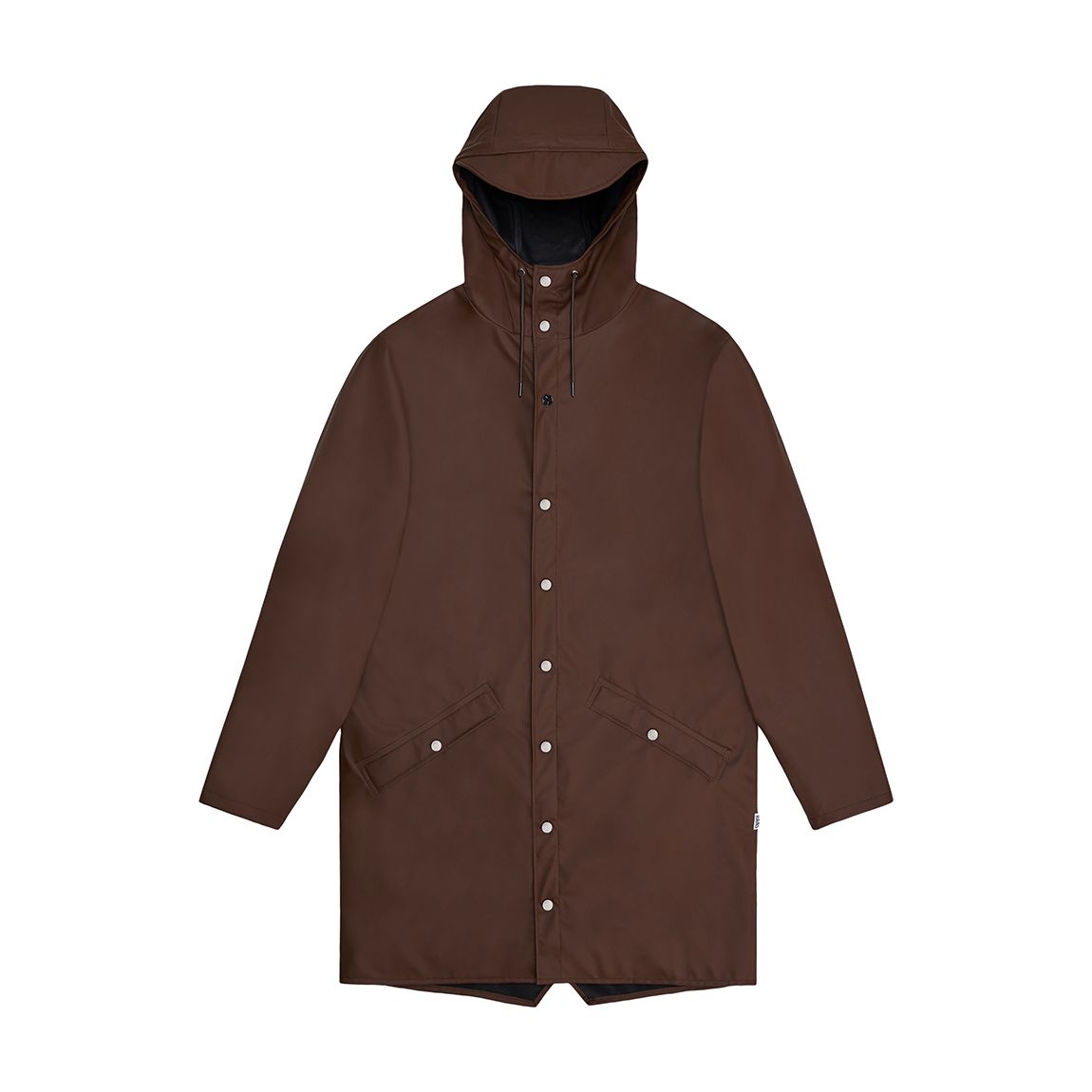 Rust Unisex Long Waterproof Rain Jacket main product photo