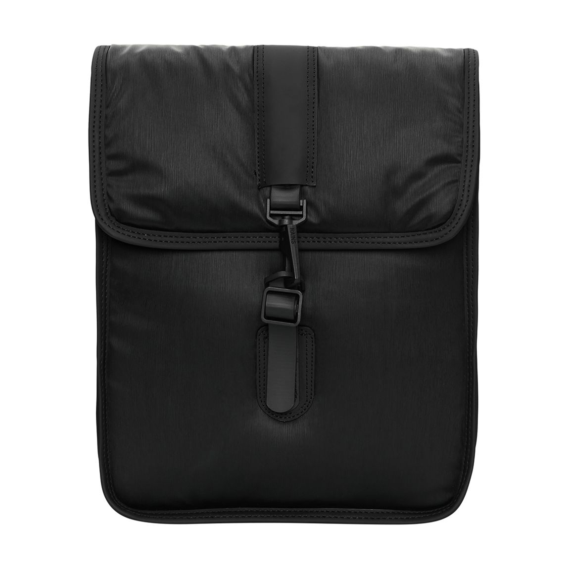 Black Puffed Micro Waterproof Backpack main product photo