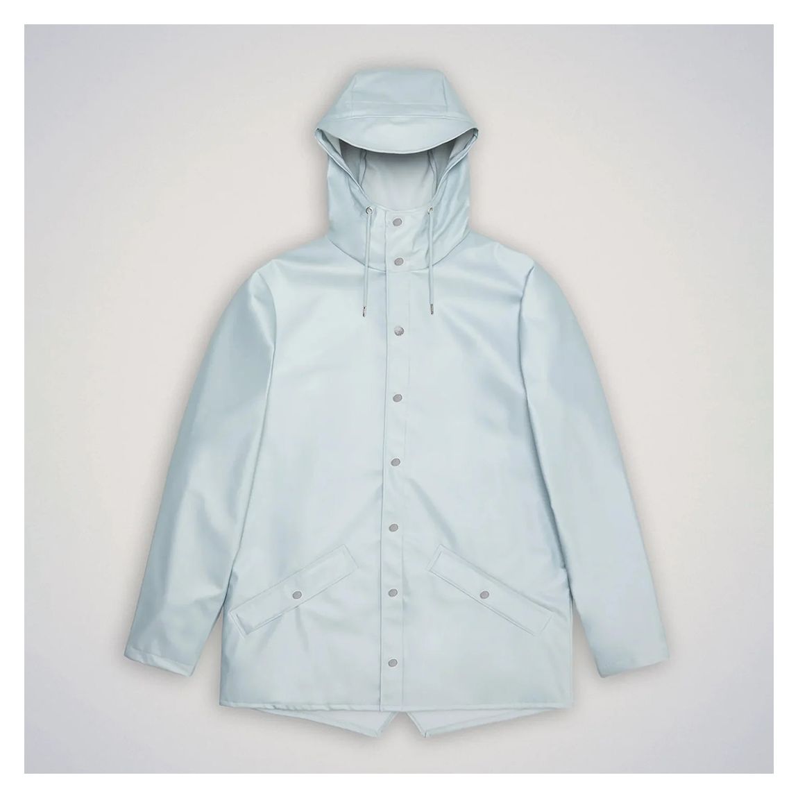 Pale Blue Unisex Waterproof Rain Jacket main product photo