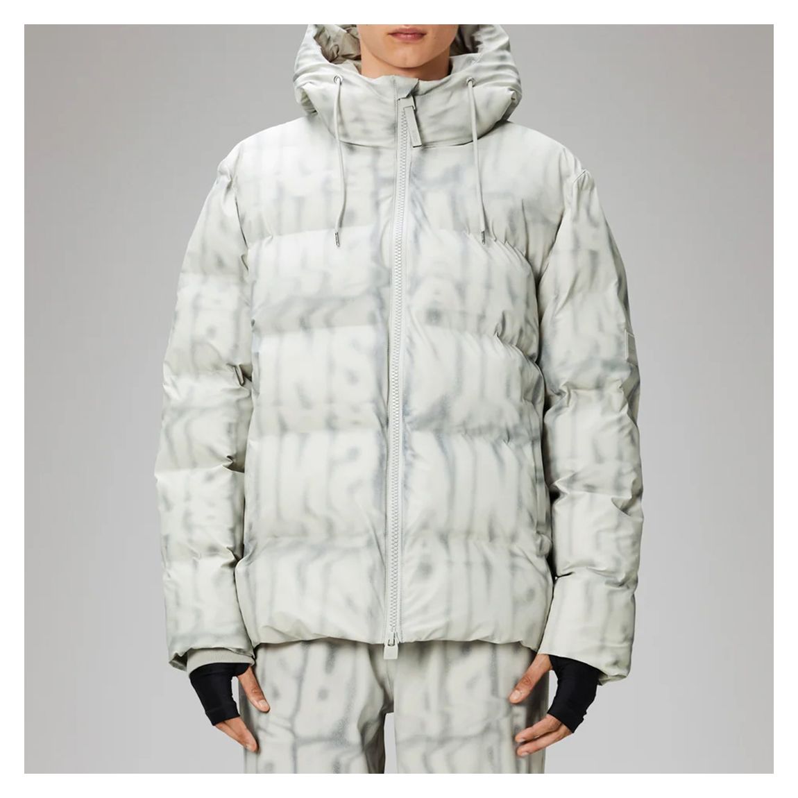 White Spray Alta Puffer Unisex Waterproof Jacket main product photo