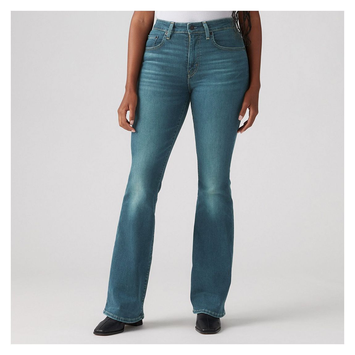 Mid Blue 726™ Flared Stretch Jeans main product photo