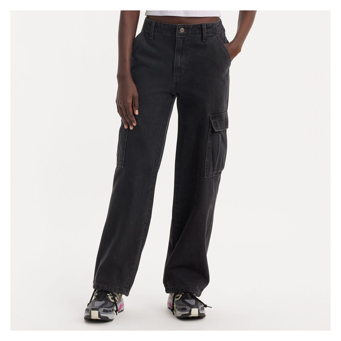 Black 94® Baggy Cargo Cotton Trouser main product photo