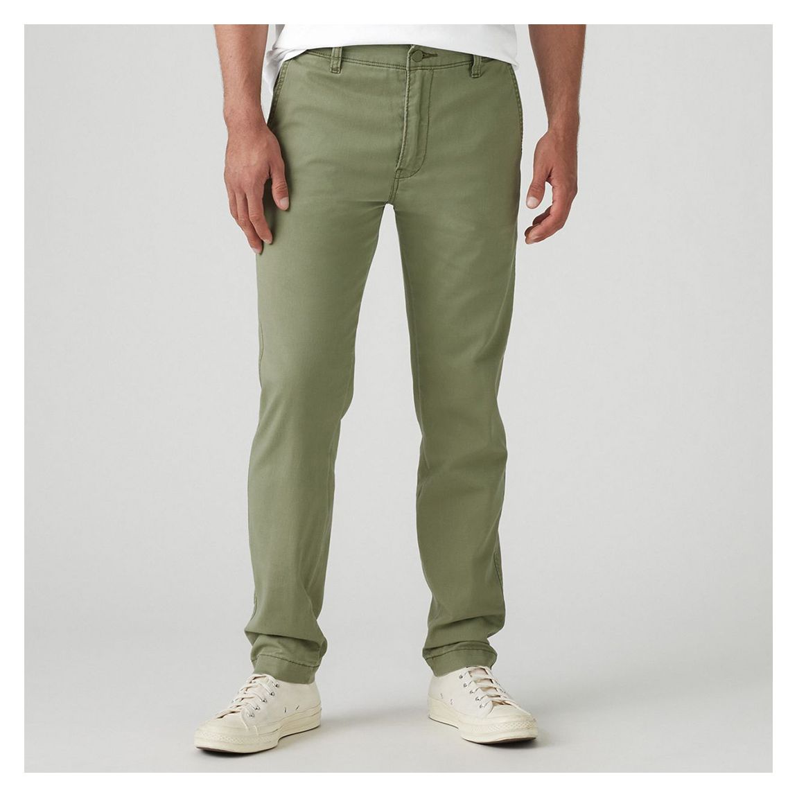 XX CHINO STD II DEEP LICHEN GREEN COTTON main product photo