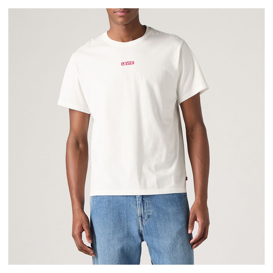 White Relaxed Embroidered Cotton T-Shirt main product photo