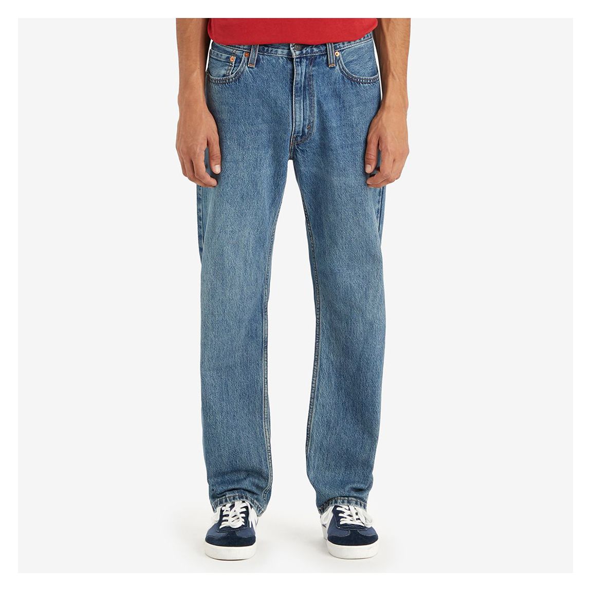 Mid Blue 555™ Relaxed Straight Jean main product photo