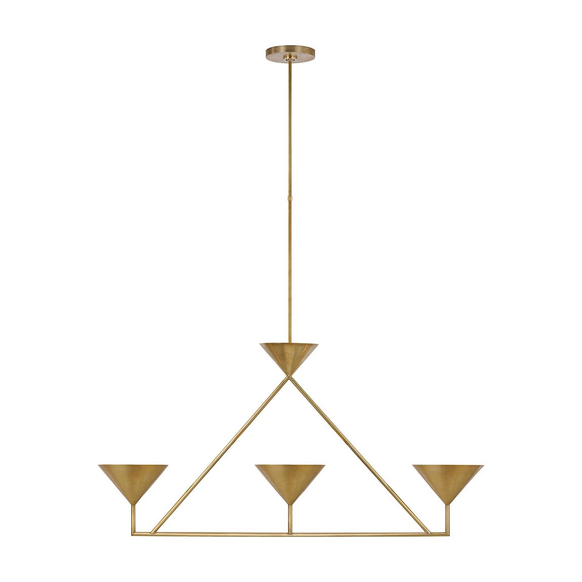 Orsay Medium 3-Light Linear Chandelier main product photo
