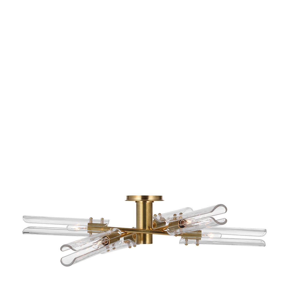 Casoria XL Radial Flush Mount, Gold main product photo