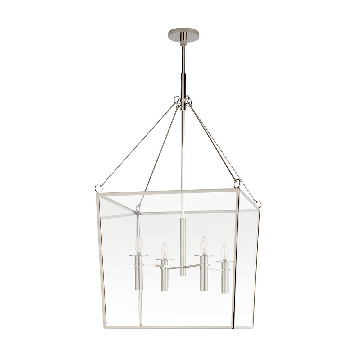 Cochere Large Lantern, Silver main product photo