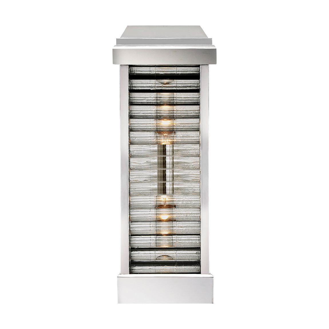 Dunmore Tall Louver Rounded Glass Sconce main product photo