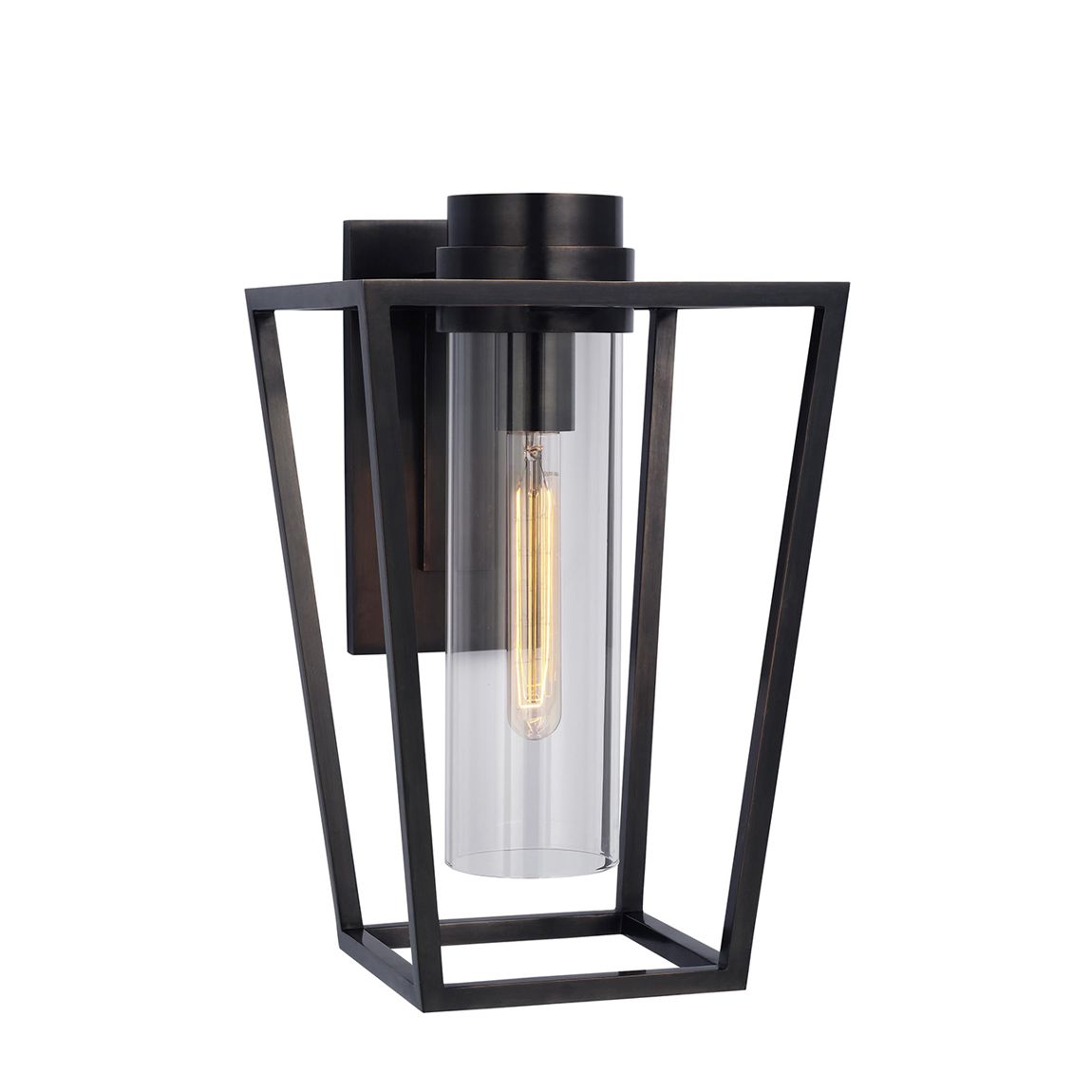 Presidio Small Bracketed Sconce, Bronze main product photo