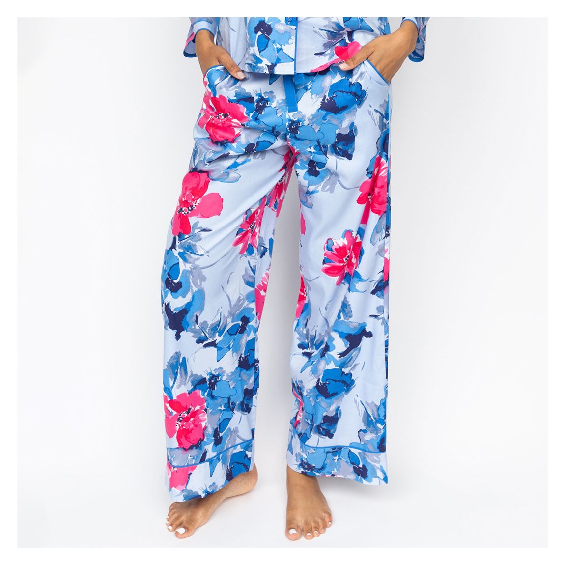Lyla Floral Wide Leg Pyjama Bottoms main product photo