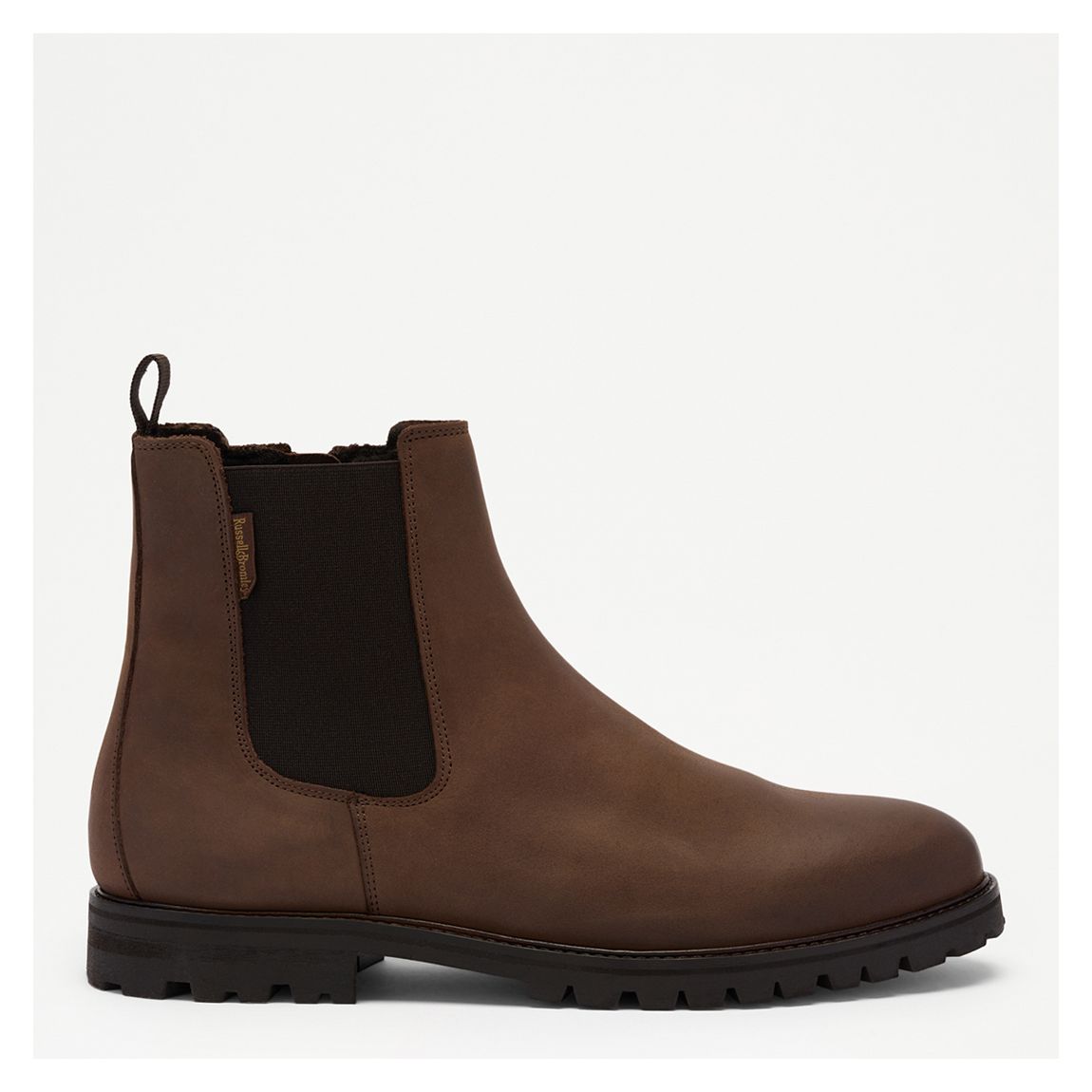 Men's Brown Crofton Borg Chelsea Boots main product photo