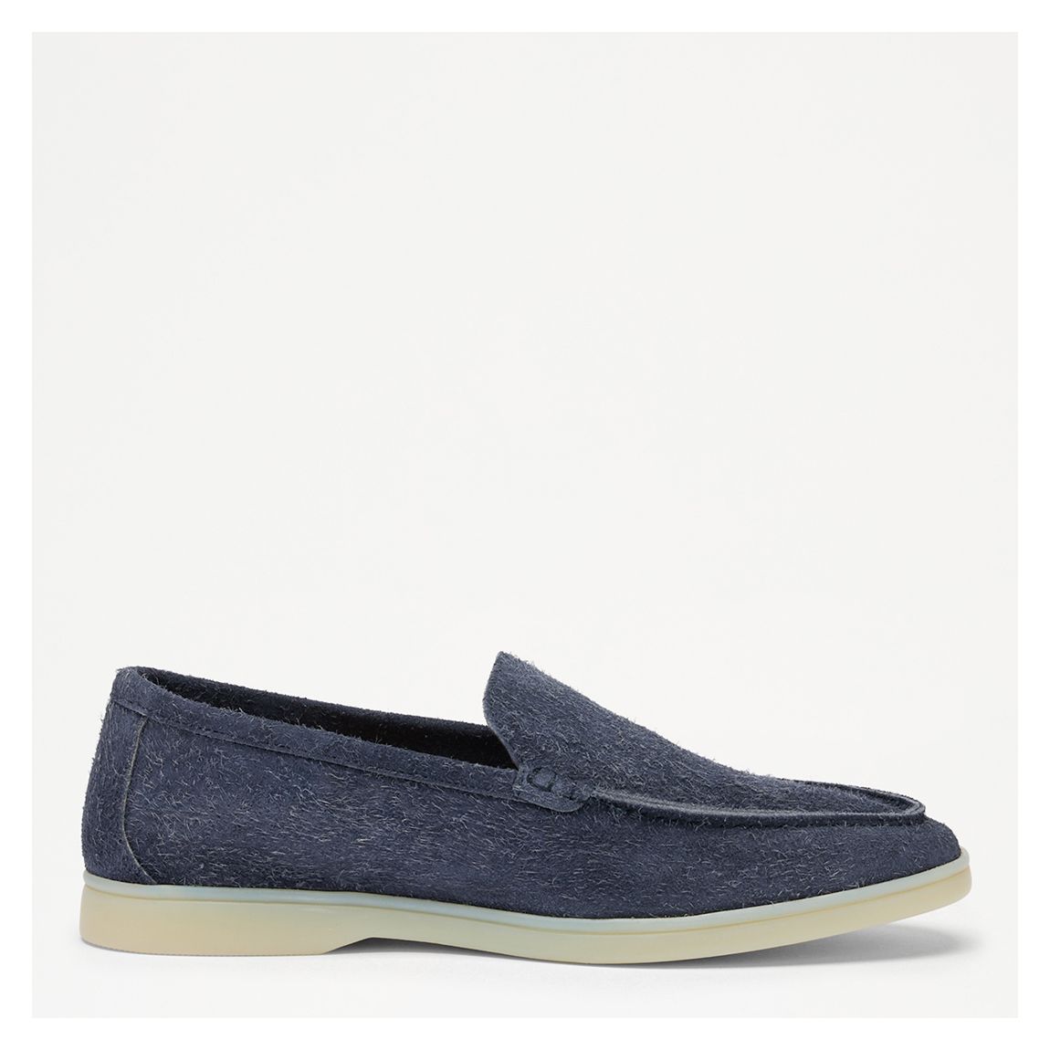 Men's Navy Carmel Soft Suede Loafer main product photo