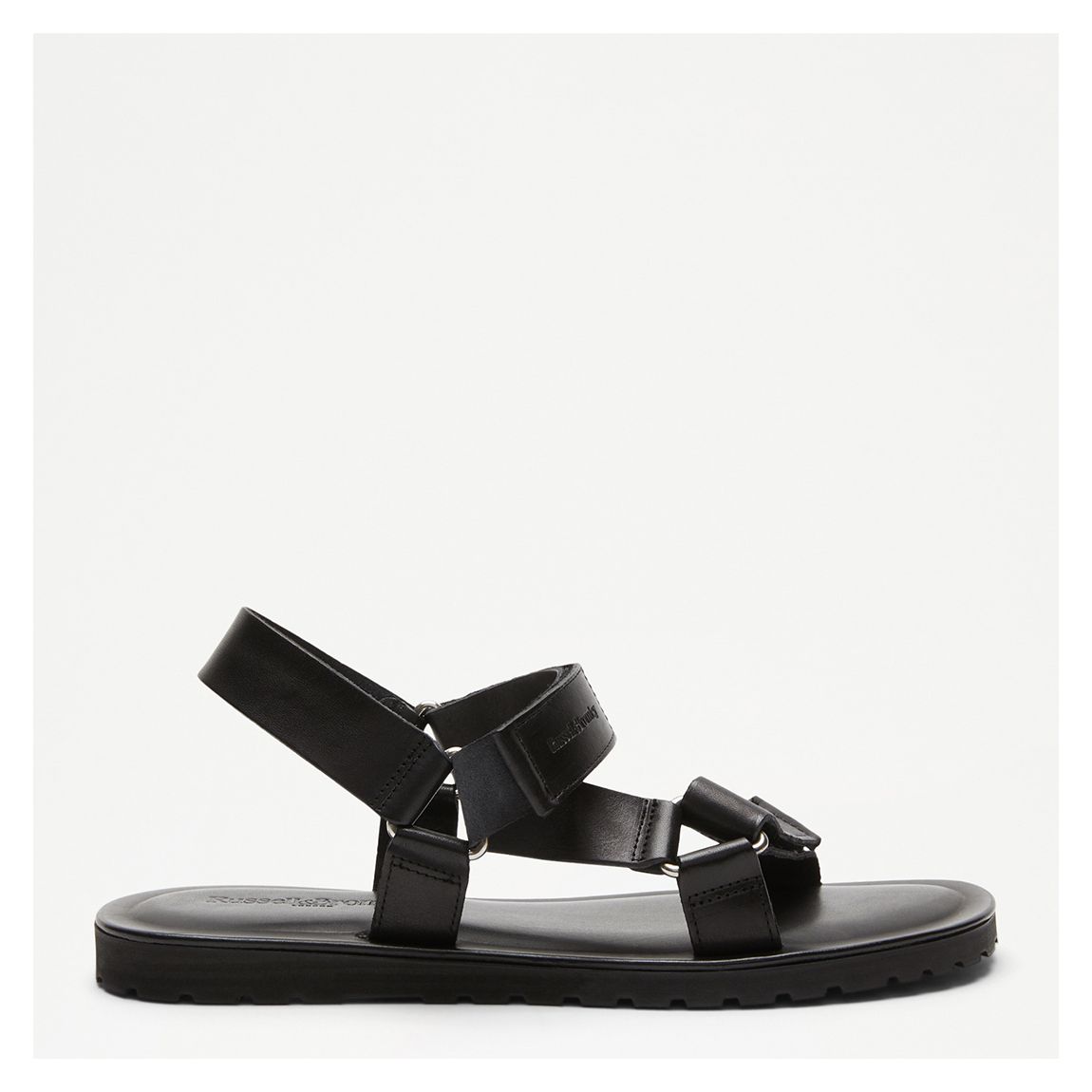 Men's Black Montego Leather Sandals main product photo