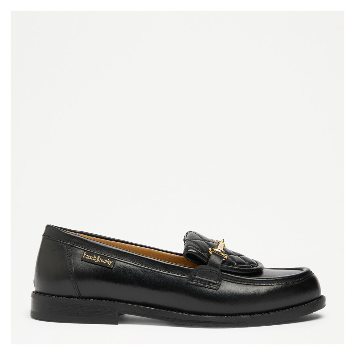 Women's Black Cloudy Nappa Leather Loafer main product photo