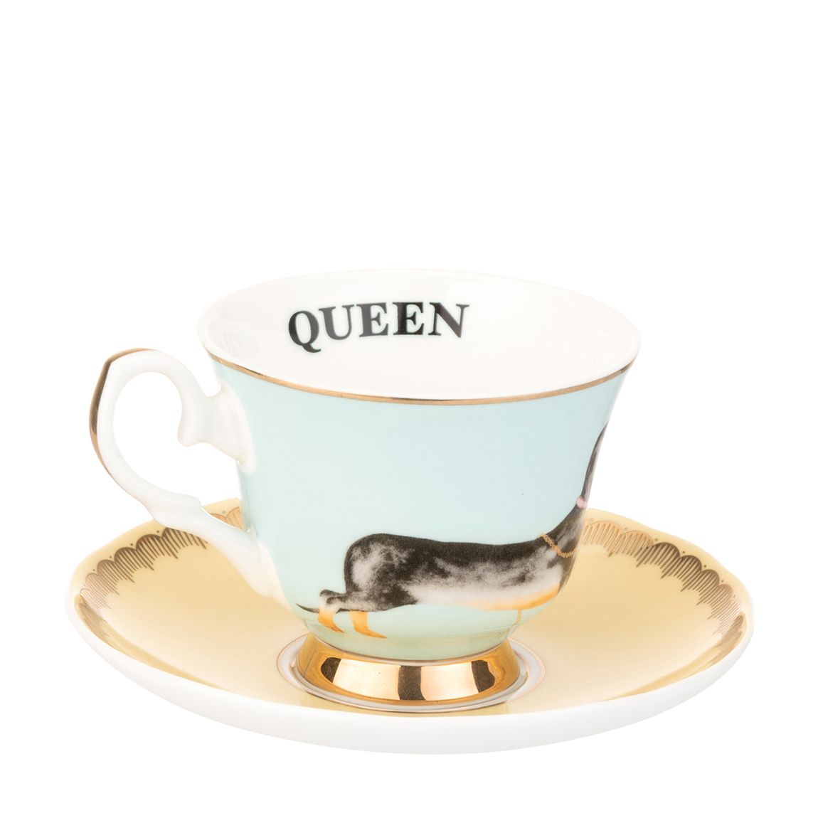 Sausage Dog Teacup & Saucer main product photo