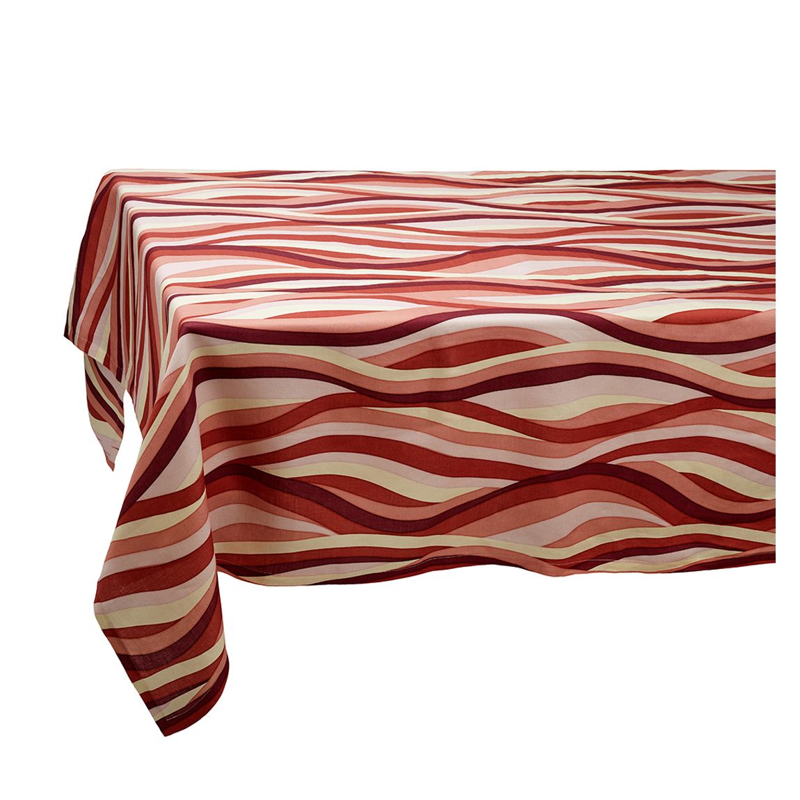 Linen Sateen Landscape Tablecloth, Medium main product photo