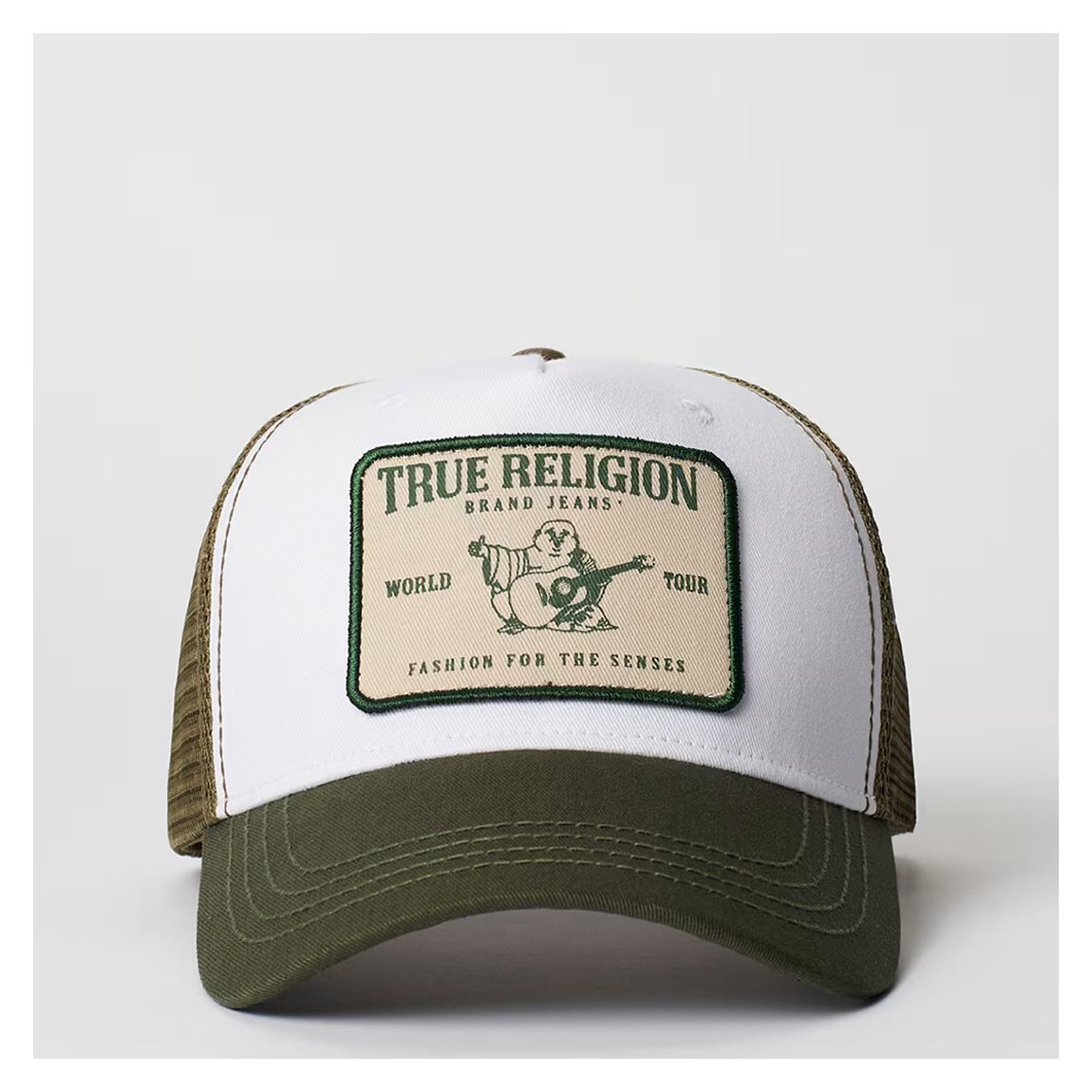 Green/ White Concert Patch Trucker Cap main product photo