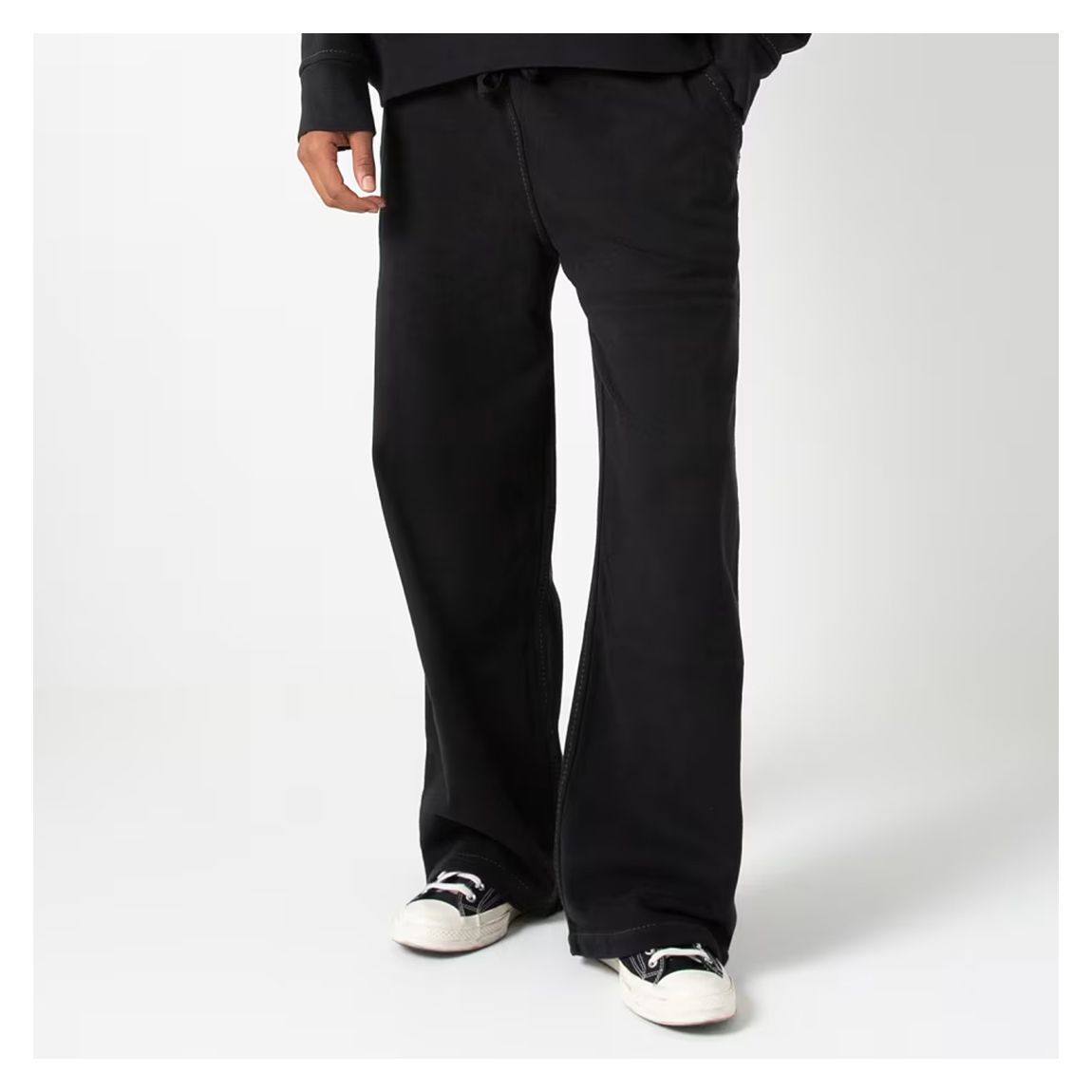 Black Big Rick Cotton Joggers main product photo
