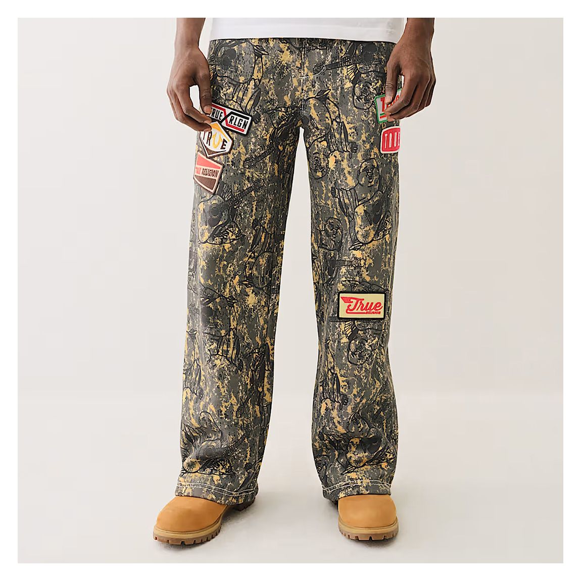 Green Big T Buddha Camo Jogger main product photo