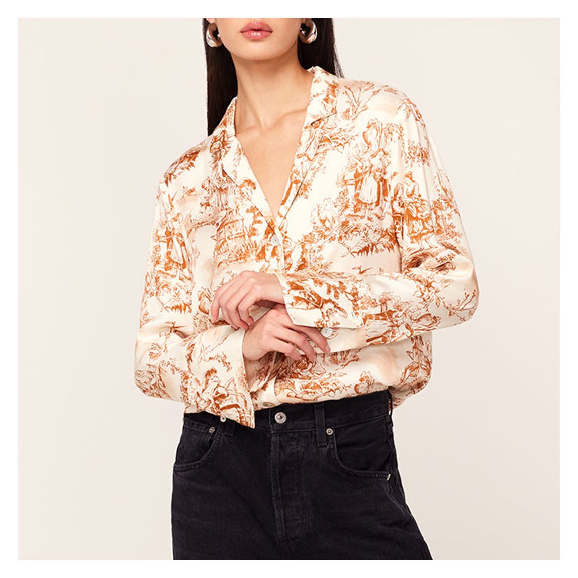Ivory Cady Toile De Jouy Shirt main product photo