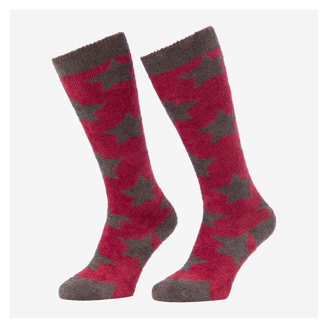 Berry Sasha Star Fluffy Knee Socks main product photo