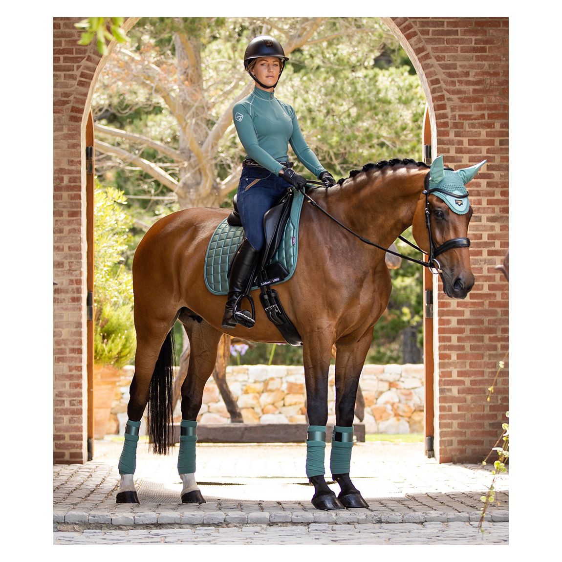 Loire Memory Dressage Square Sage Large main product photo